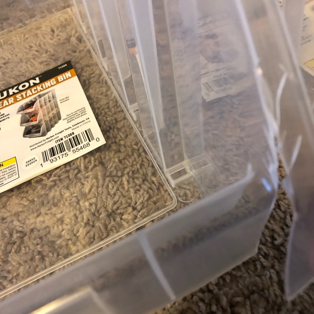 Clear Stackable Storage Bins - Picture 6 of 7